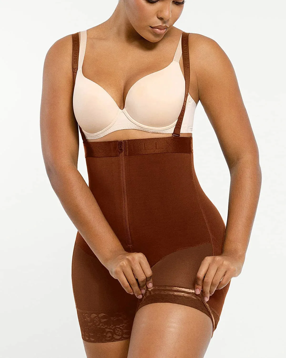 AirSlim® Firm Tummy Compression Bodysuit Shaper With Butt Lifter