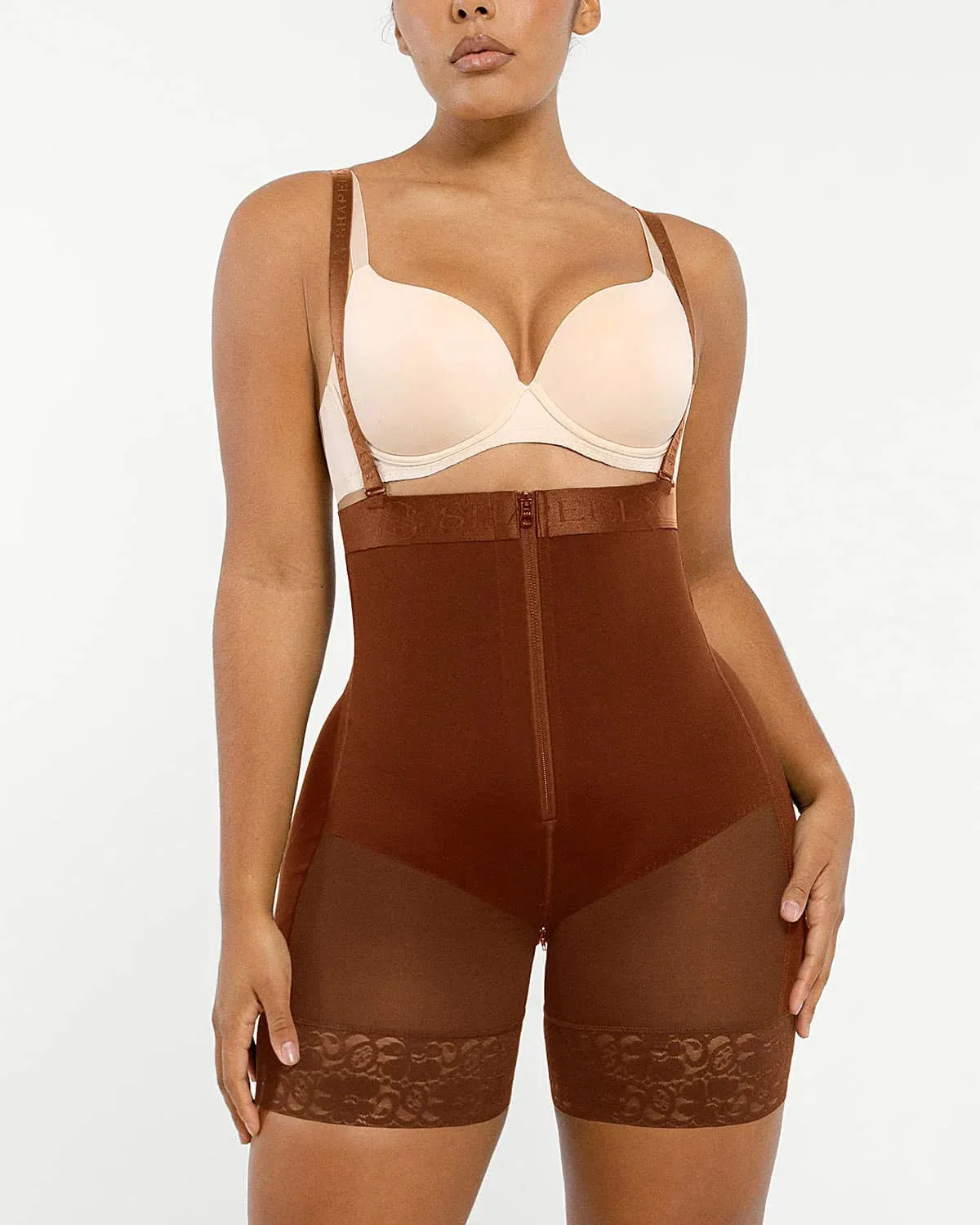AirSlim® Firm Tummy Compression Bodysuit Shaper With Butt Lifter
