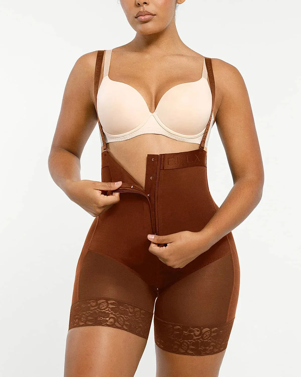 AirSlim® Firm Tummy Compression Bodysuit Shaper With Butt Lifter