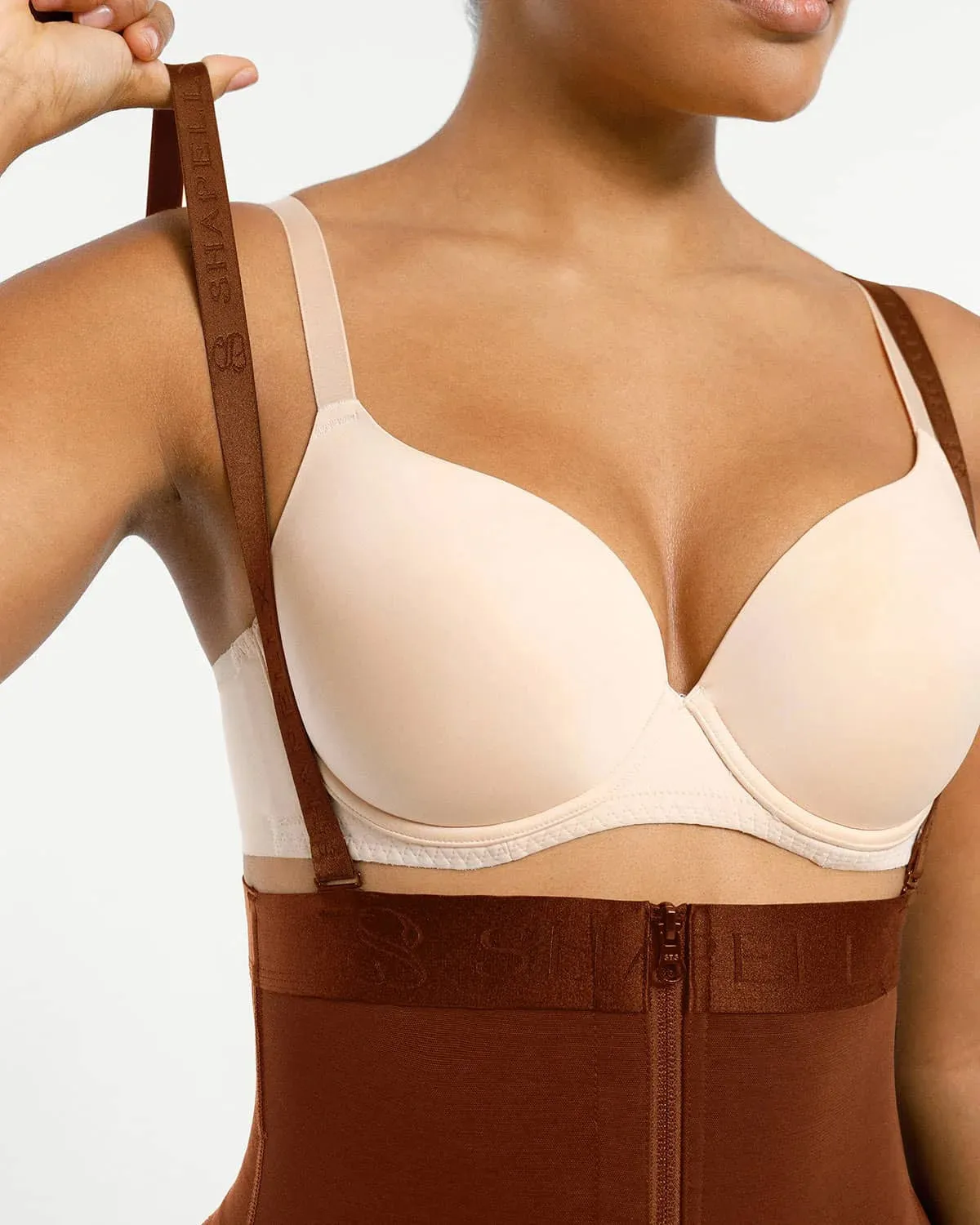 AirSlim® Firm Tummy Compression Bodysuit Shaper With Butt Lifter