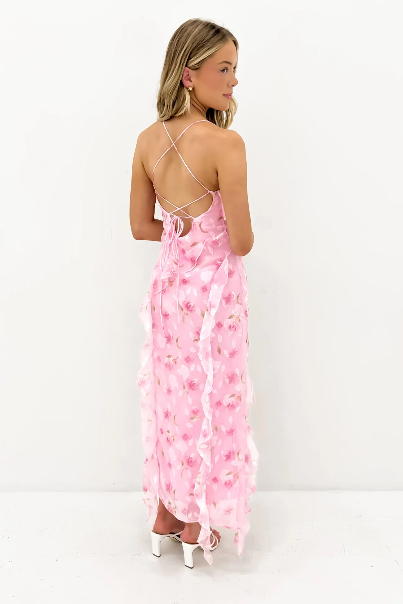 Loz Maxi Dress Pink Frolic