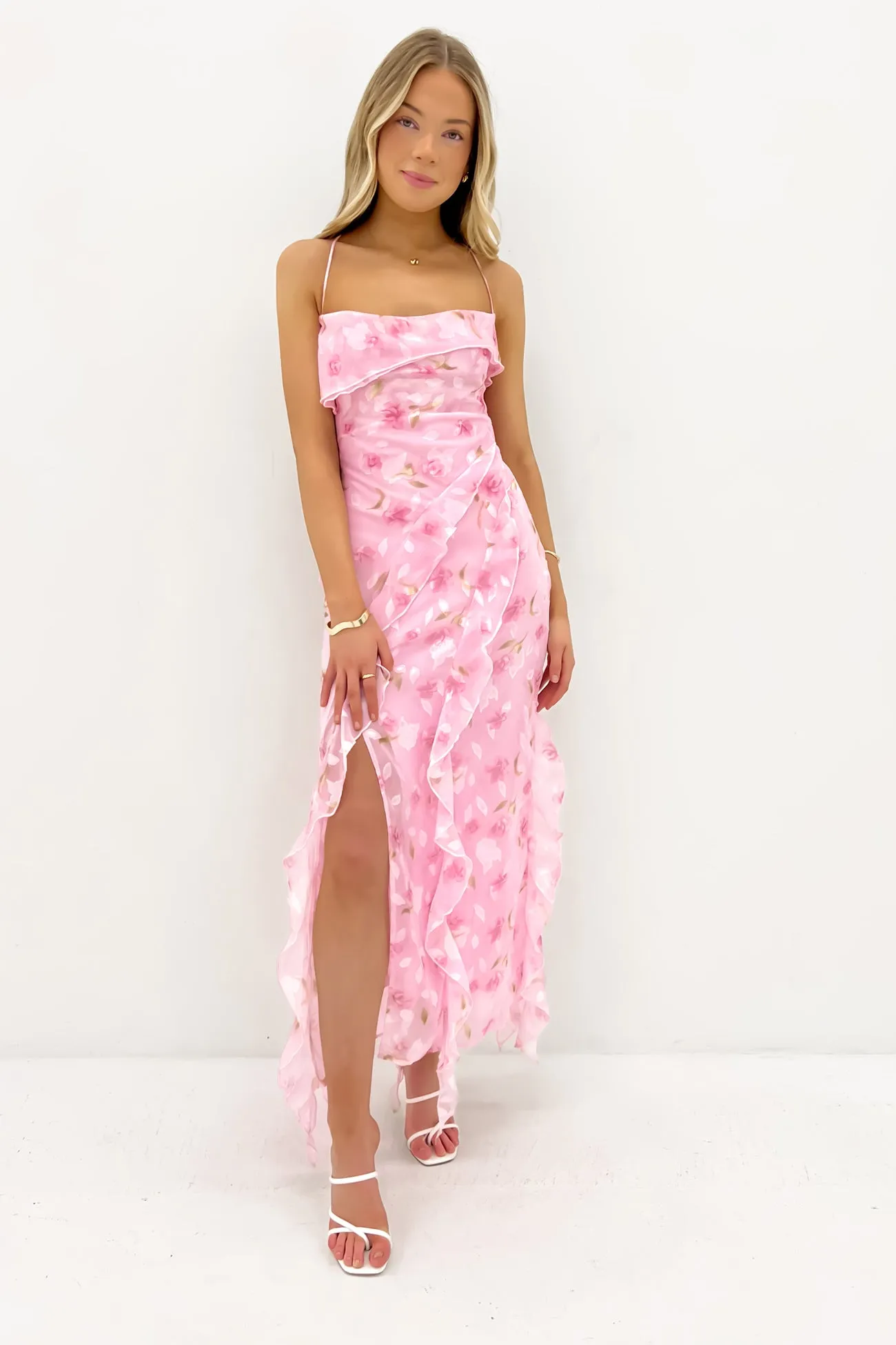 Loz Maxi Dress Pink Frolic