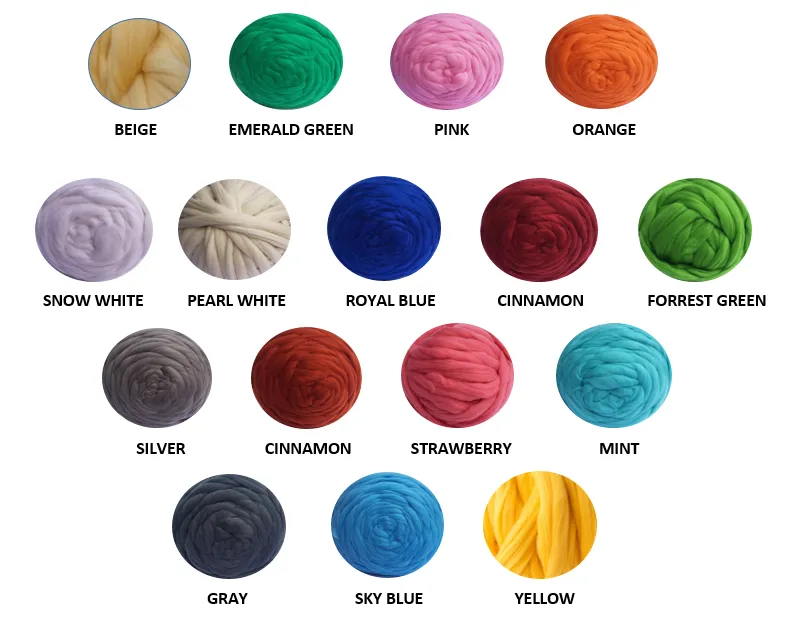 Super Chunky 100% Merino Wool Yarn, Forrest Green
