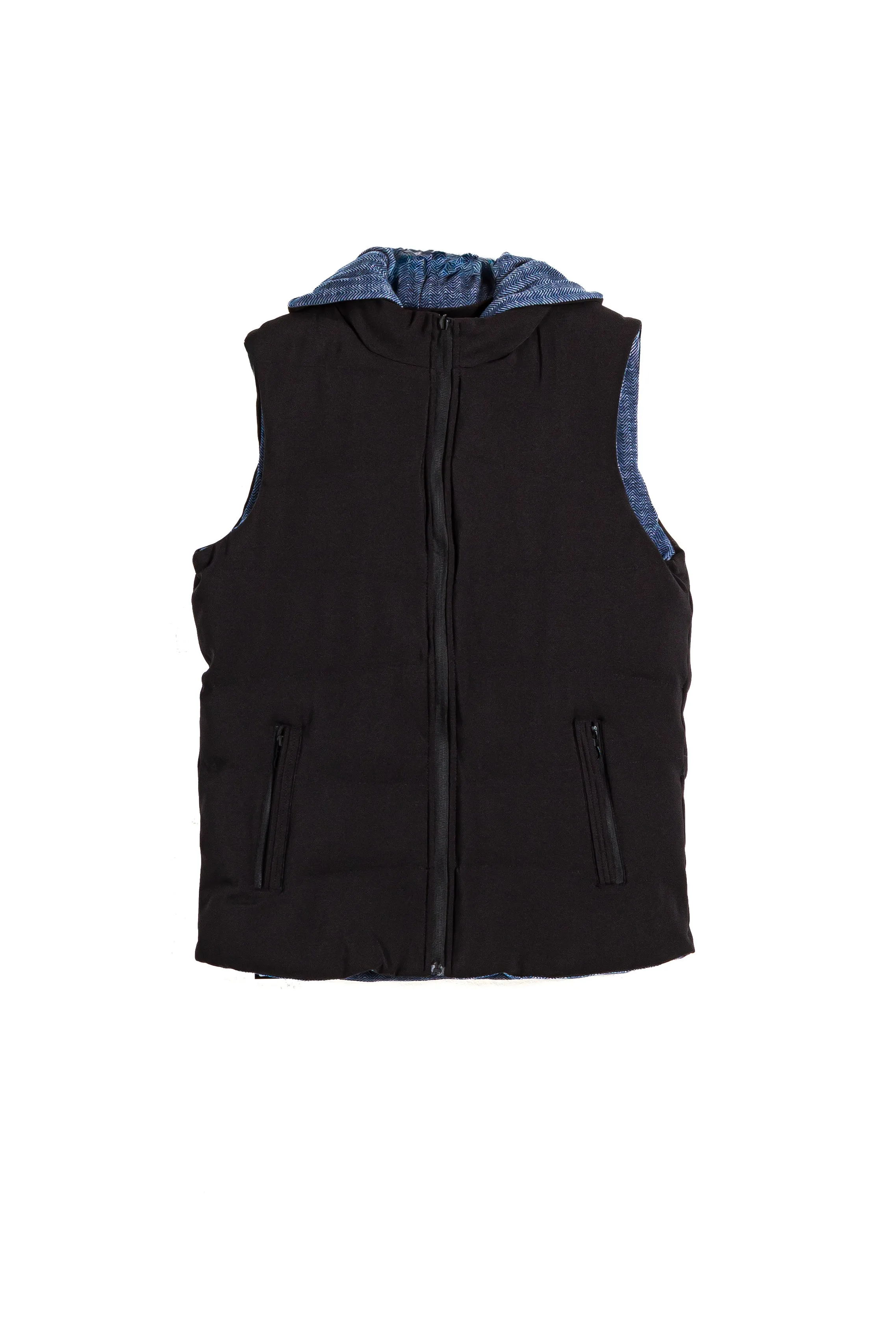 TEXTURED PUFFER GILET