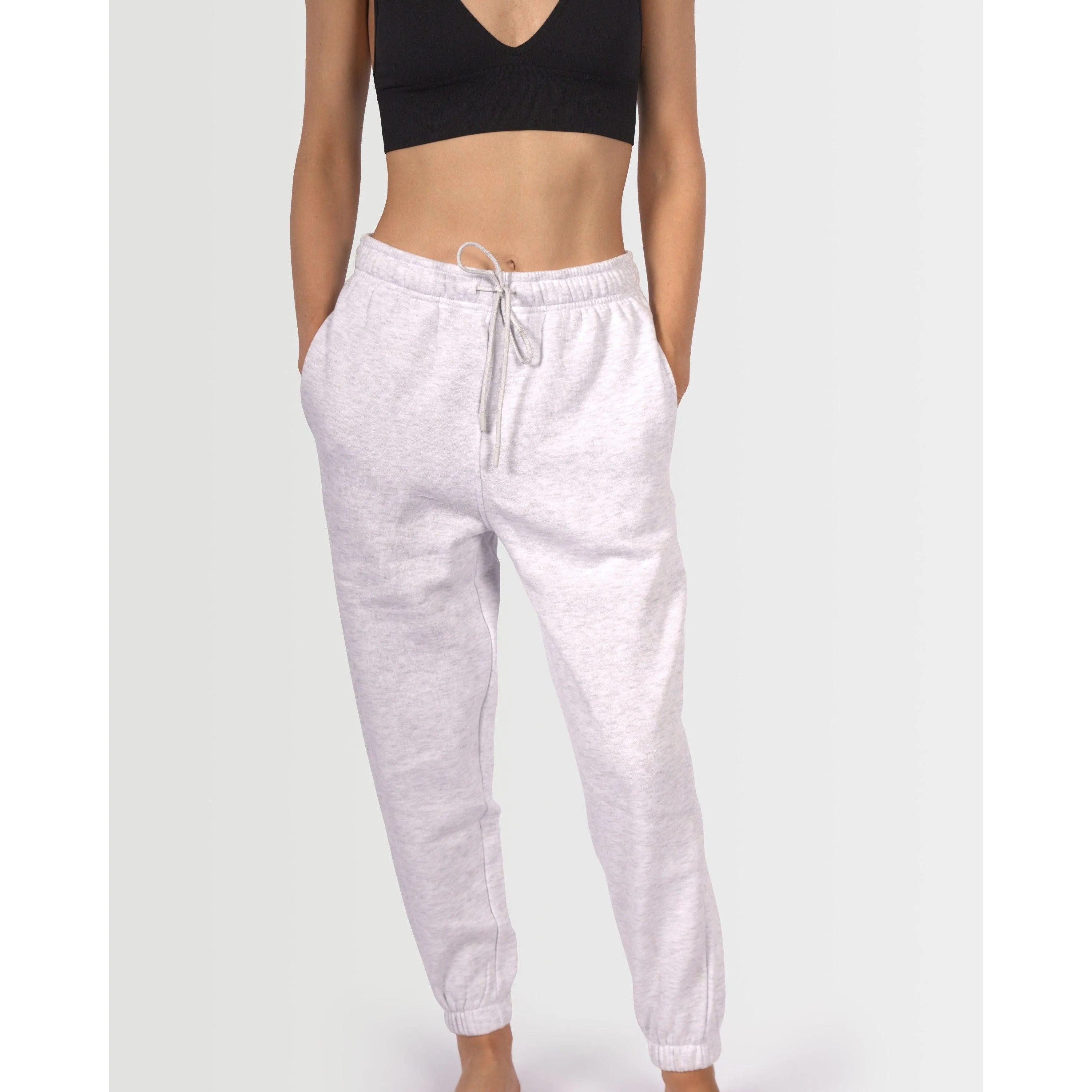 Topshop Women's Harley Oversized 90's Trackies - Light Grey
